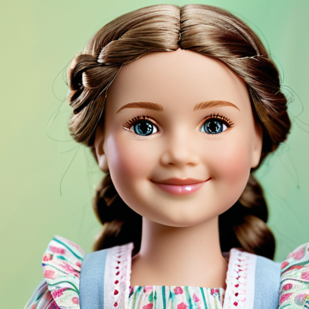 소피루비 캐릭터 인형 리뷰 - Close-up of the Doll**

"Detailed close-up of a Sophie Ruby doll, featuring her delicate facial feat...