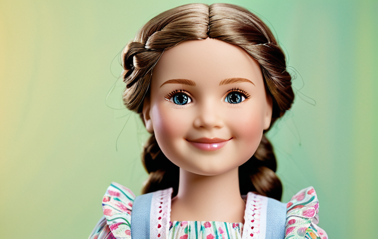 소피루비 캐릭터 인형 리뷰 - Close-up of the Doll**
"Detailed close-up of a Sophie Ruby doll, featuring her delicate facial feat...