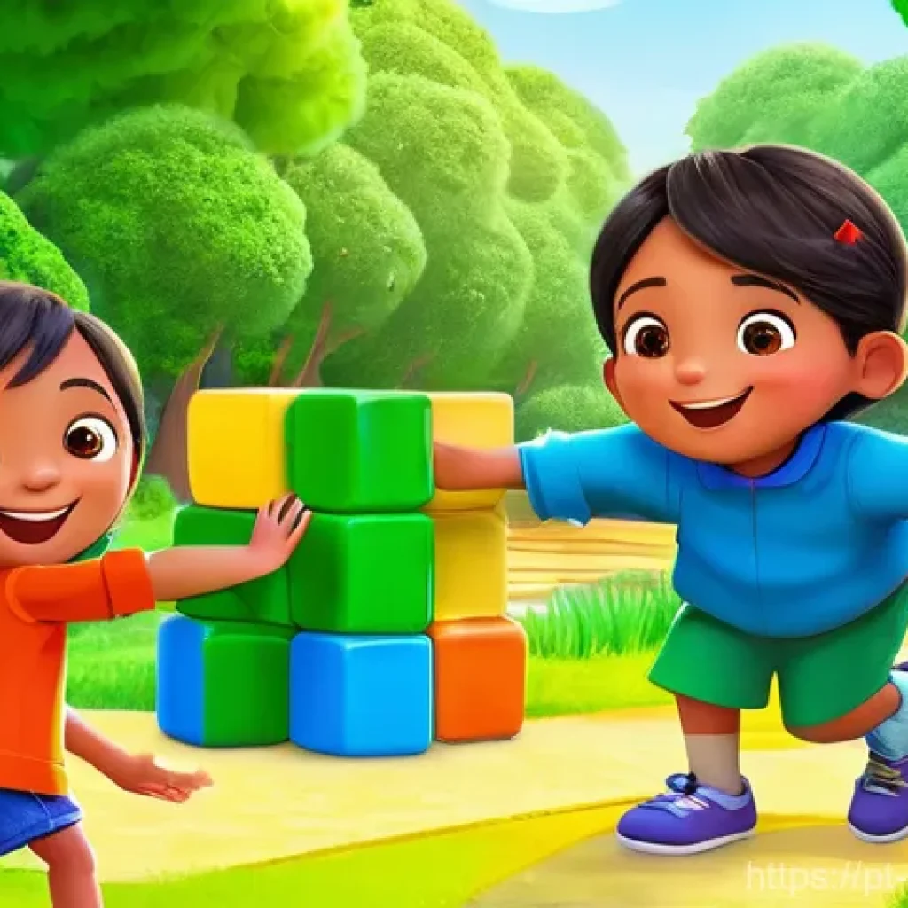 소피루비 콘텐츠 인기 비결 - **Prompt:** A vibrant, cheerful, animated scene featuring Sofirubi and a diverse group of three to f...