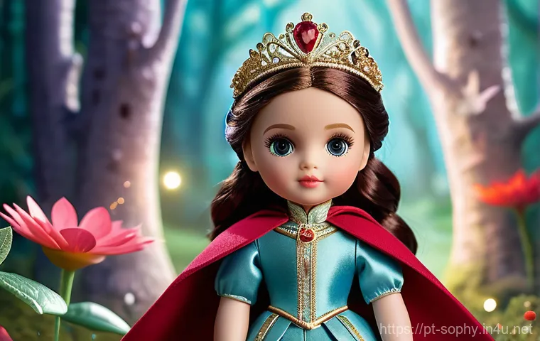 소피루비 팬 기념품 - Prompt 1: Sophie Ruby, the Magical Heroine Doll**