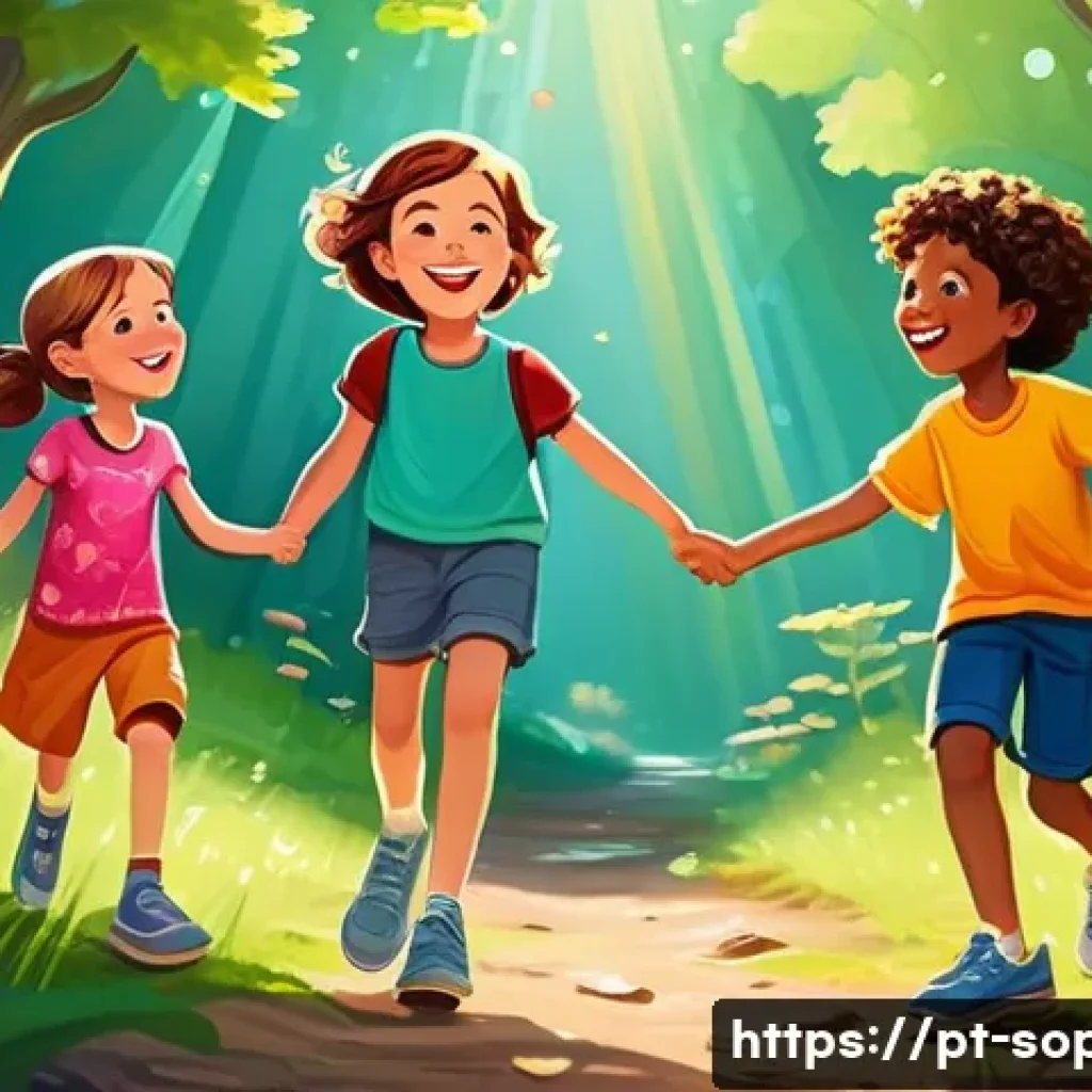 소피루비 이야기의 도덕적 요소 - **The Magic of True Friendship and Teamwork:**
"A vibrant and cheerful illustration depicting a ...