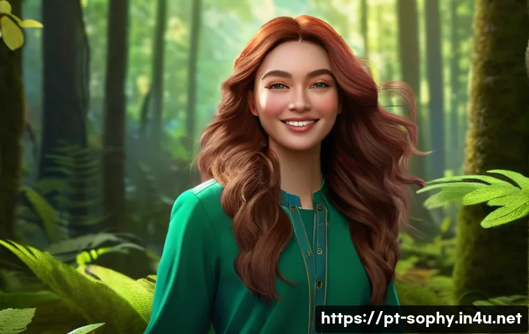 소피루비 관련 게임 출시 - A vibrant virtual environment depicting a lush, colorful forest with sunlight filtering through the ...